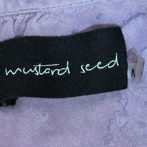 Mustard Seed Purple Smocked Tank Top - Picture 3 of 4